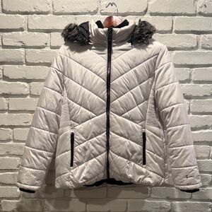 Free Country Brisk II Parka Jacket in White